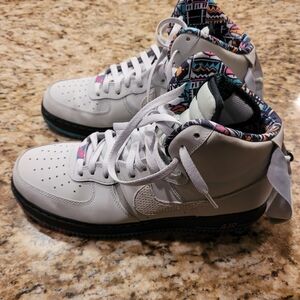 Nike Air Force 1 High Top - PR PLTNM